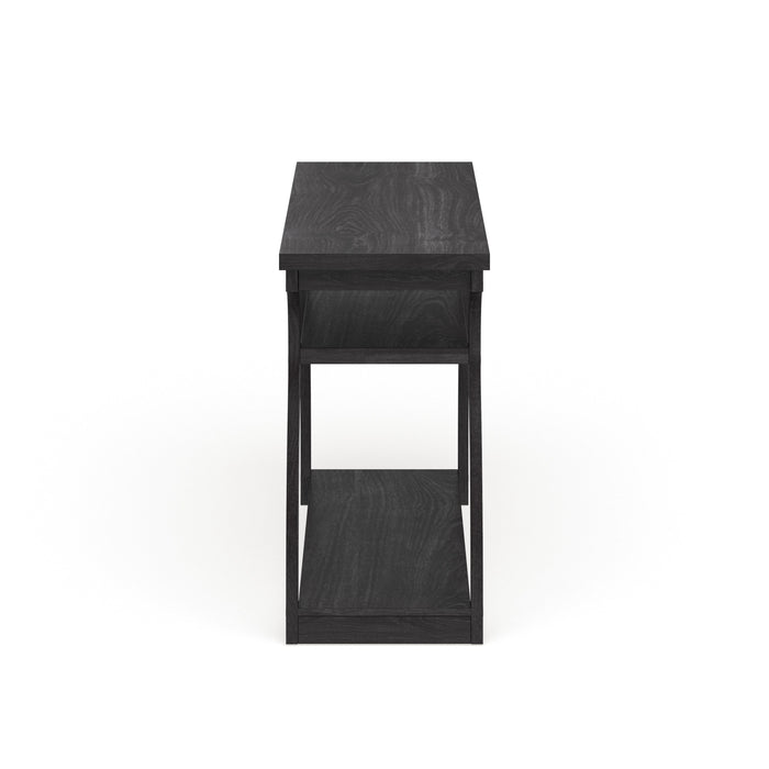 Ashford Contemporary Black Open Shelf Console Table