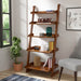 Lugo Mission Style Vintage Oak 5-Tier Bookcase Display Stand