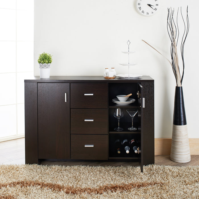 Modern Style Dining Server, Cappuccino