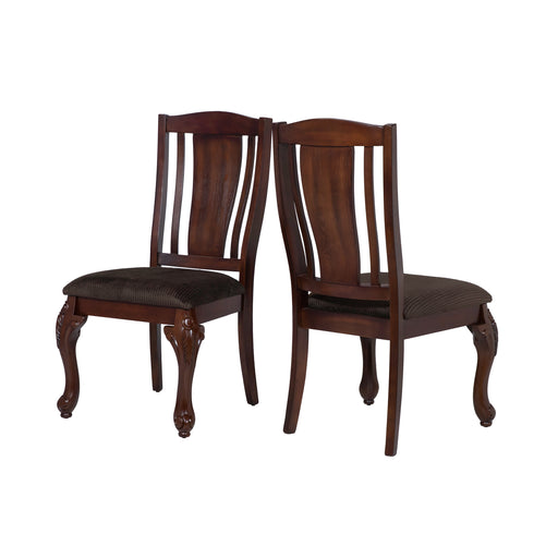 Jessener Traditional Cherry Dining Chair (Set of 2)
