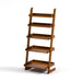 Lugo Mission Style Vintage Oak 5-Tier Bookcase Display Stand