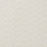 Close up swatch of the white boucle upholstery featured on a modern white boucle upholstered queen bed