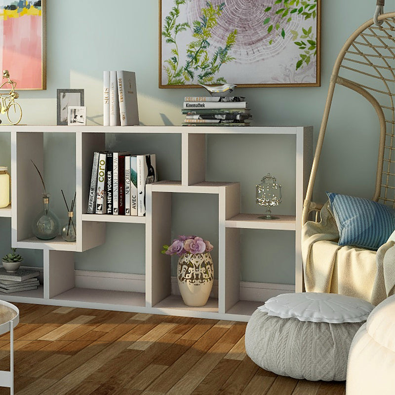 Verena Multi-Functional 71-inch Geometric Open Back Bookshelf