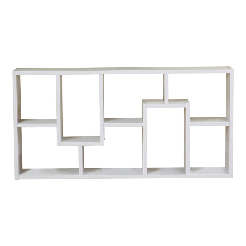 Verena Multi-Functional 71-inch Geometric Open Back Bookshelf