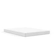 A white background image of a full size mattress.