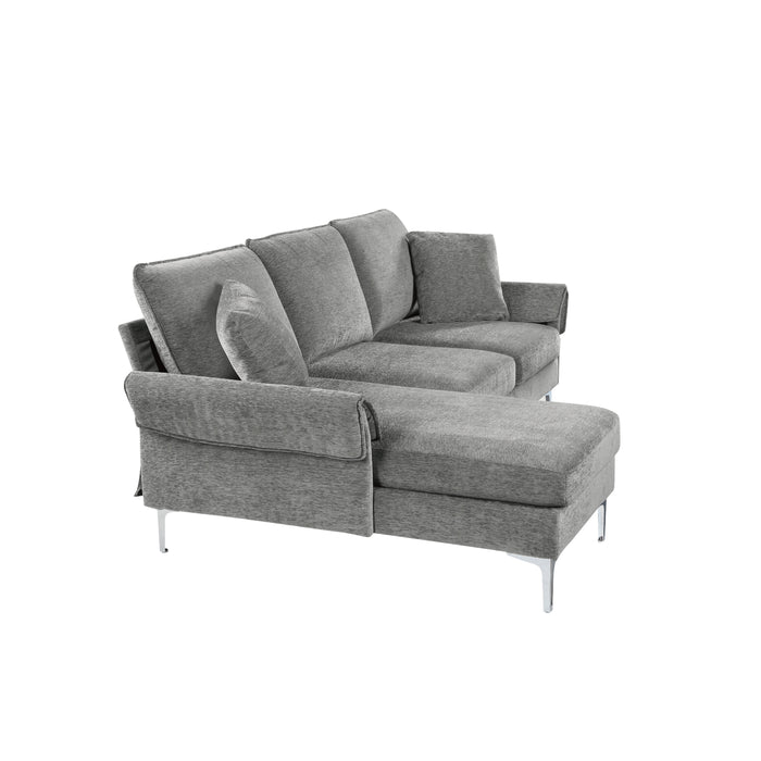 Dodding Contemporary Chenille Modular Sectional Sofa
