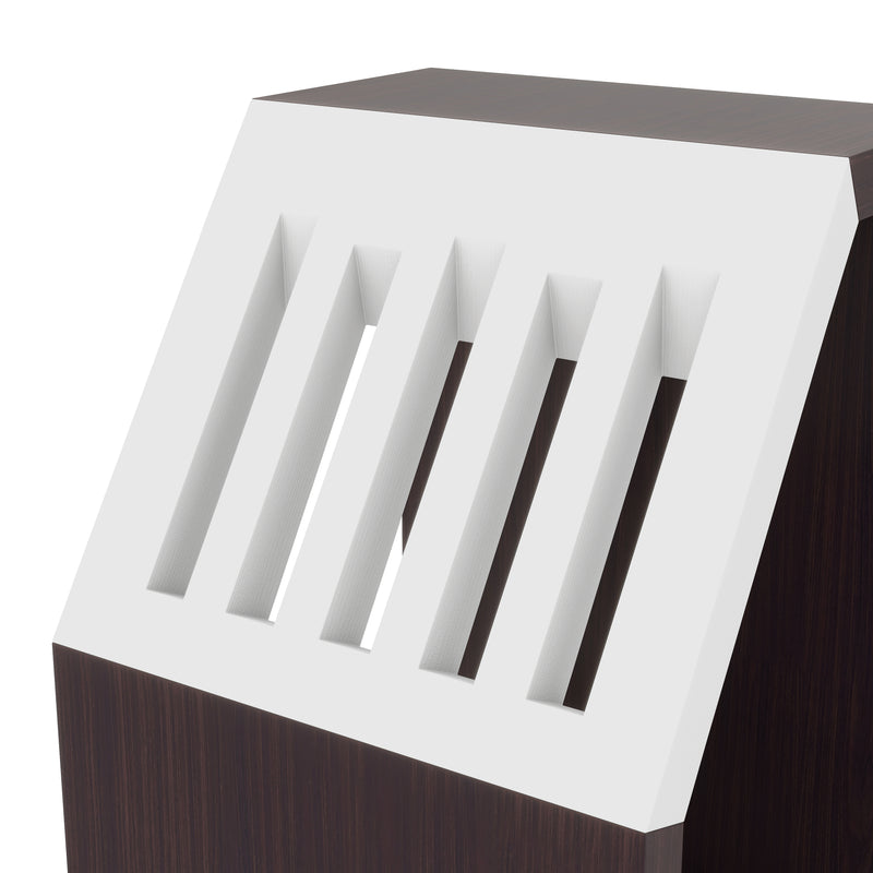 Talima Modern End Table with Book Rack