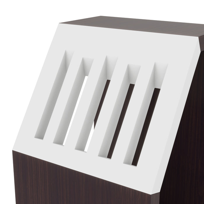 Talima Modern End Table with Book Rack