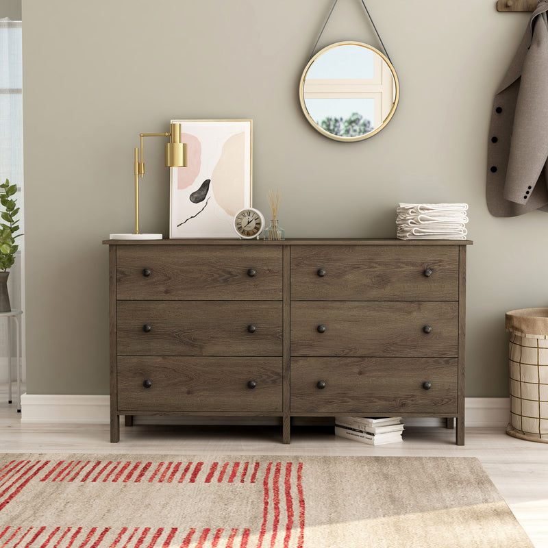 Mahoney Transitional 6-drawer Double Dresser (53-inch)