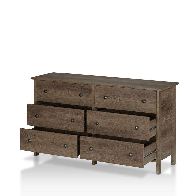 Mahoney Transitional 6-drawer Double Dresser (53-inch)