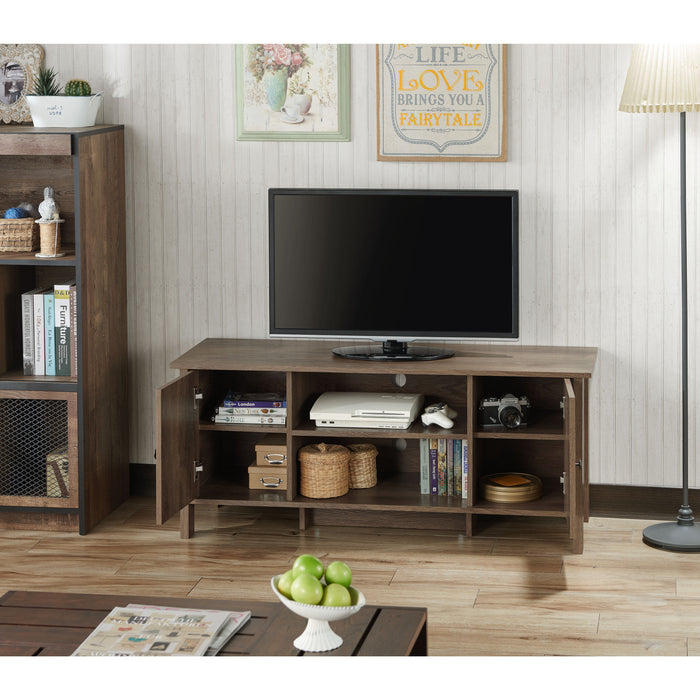 Knisler Rustic Distressed Walnut 47-inch TV Stand