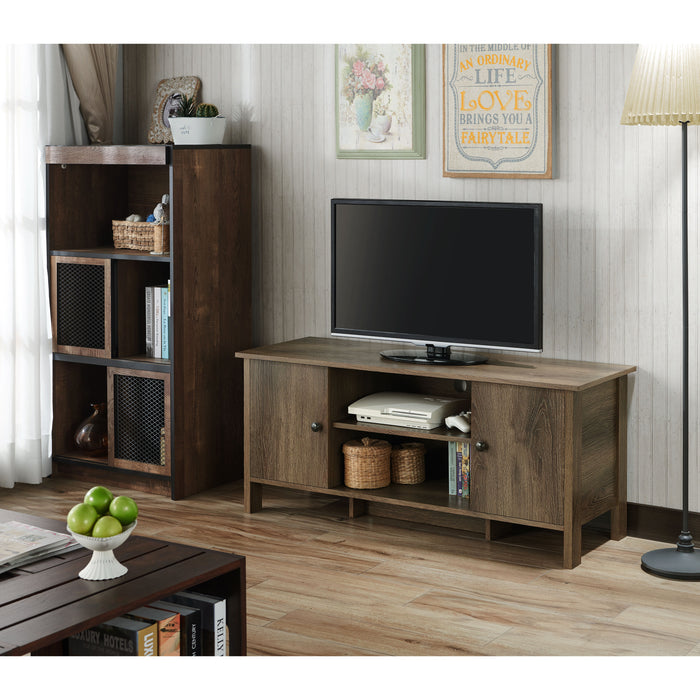 Knisler Rustic Distressed Walnut 47-inch TV Stand