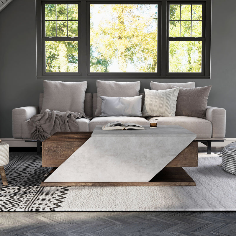 Tyrella Modern Reclaimed Oak Coffee Table