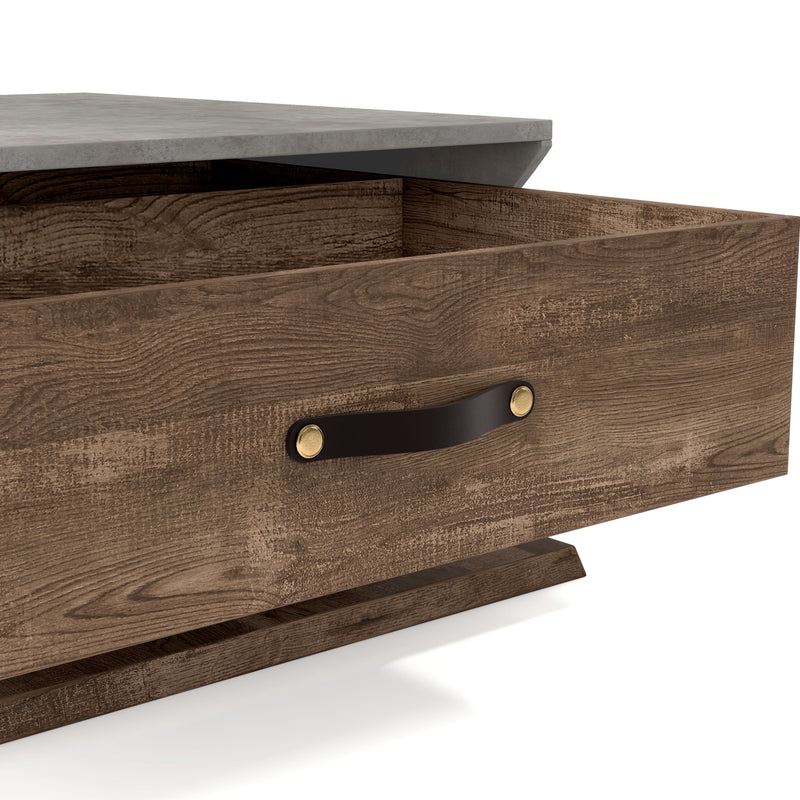 Tyrella Modern Reclaimed Oak Coffee Table