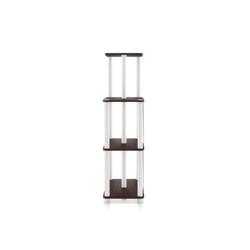 Quincy 44.1 in. Tall Wood 5-Shelf Modular Shelving Unit With Support Rods