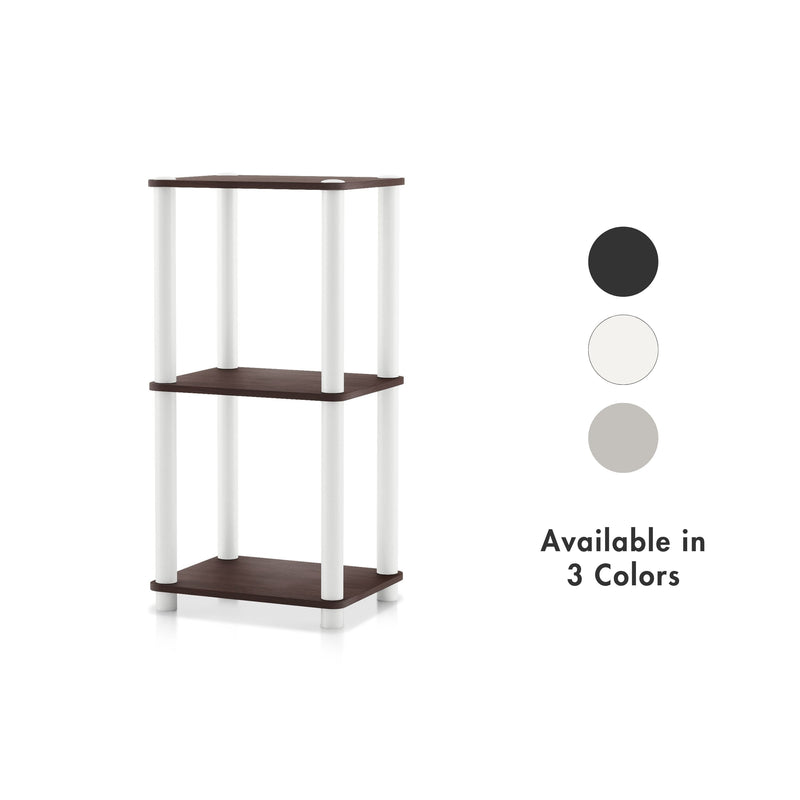 Quincy 30.1 in. Tall Wood 2-Shelf Modular Shelving Unit