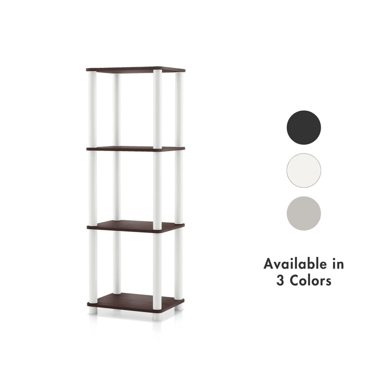 Quincy 44.1 in. Tall Wood 3-Shelf Modular Shelving Unit