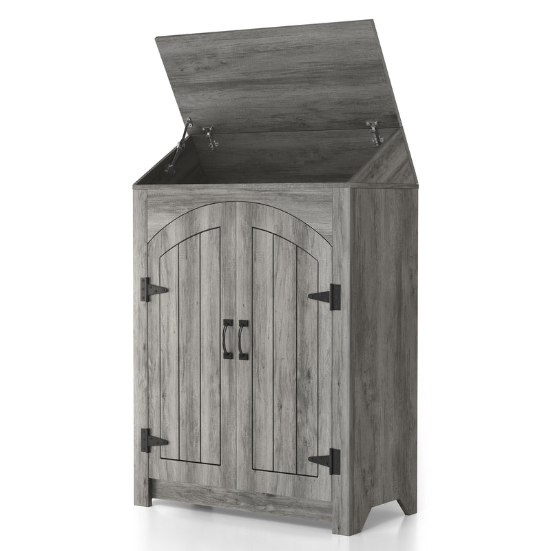 Billy Vintage Grey Oak 11-bottle Wine Bar 2-Piece Set