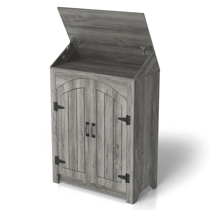 Billy Vintage Grey Oak 11-bottle Wine Bar 2-Piece Set