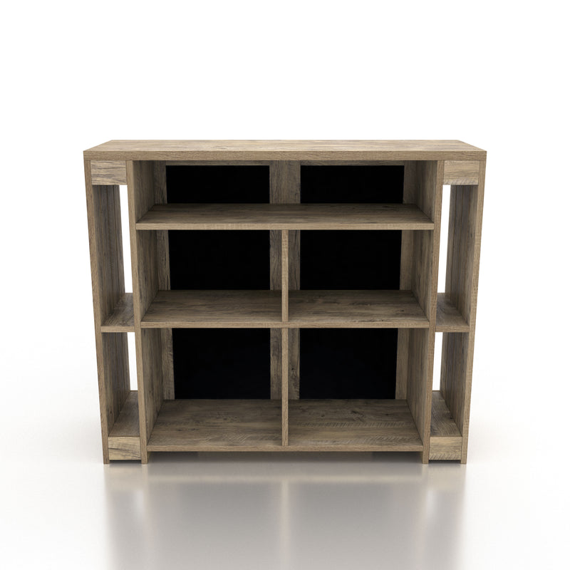 Forester Farmhouse Home Bar with Chalkboard Menu Signs