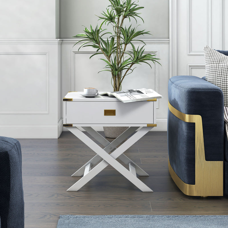 Royal Ridge Contemporary 1-Drawer End Table