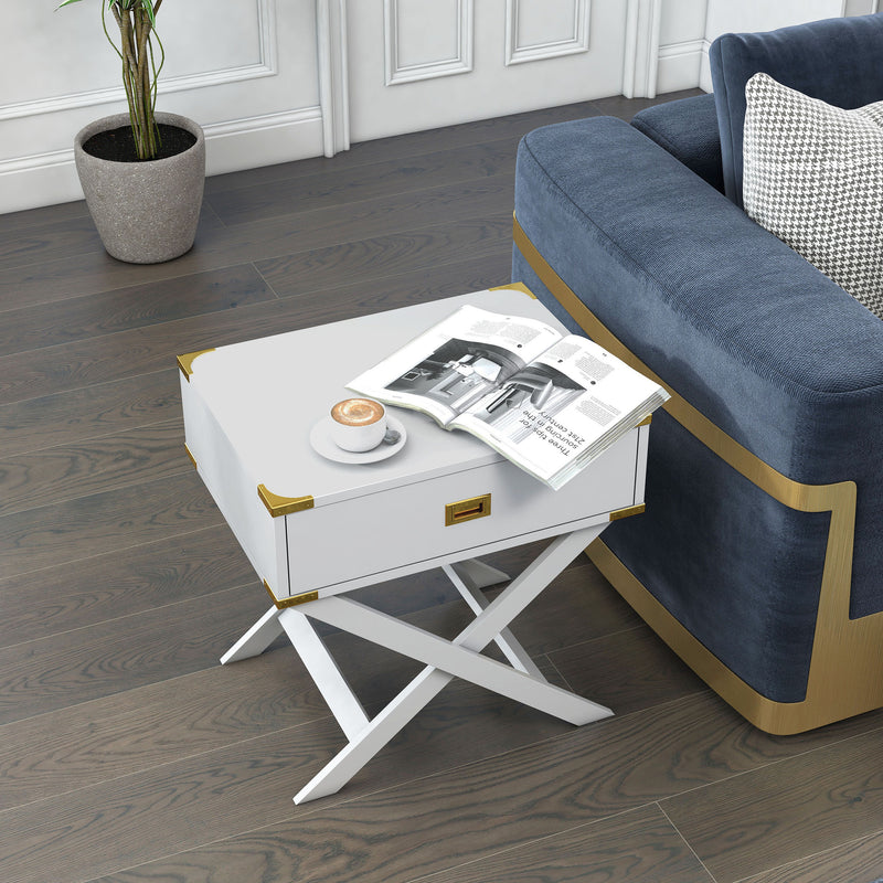 Royal Ridge Contemporary 1-Drawer End Table