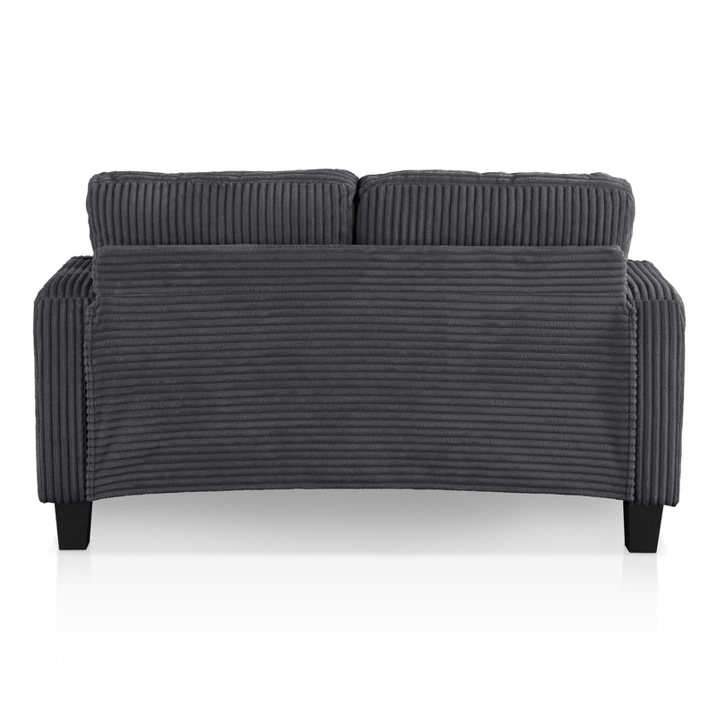 Xenia Modern Boucle Loveseat with Cup Holders