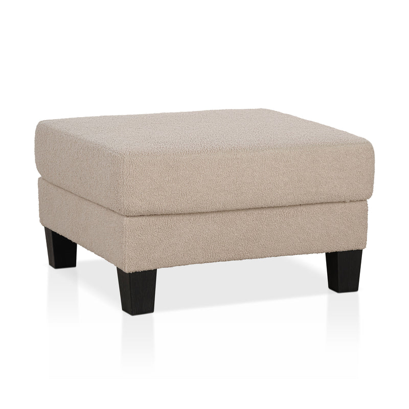 Xenia Modern Boucle Ottoman with Storage