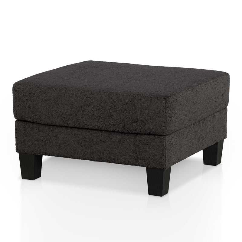 Xenia Modern Boucle Ottoman with Storage