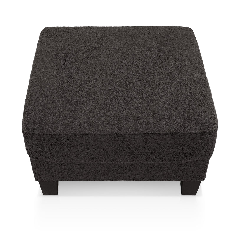 Xenia Modern Boucle Ottoman with Storage