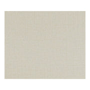 Front facing top view of a modern cream weave square storage coffee table on a white background