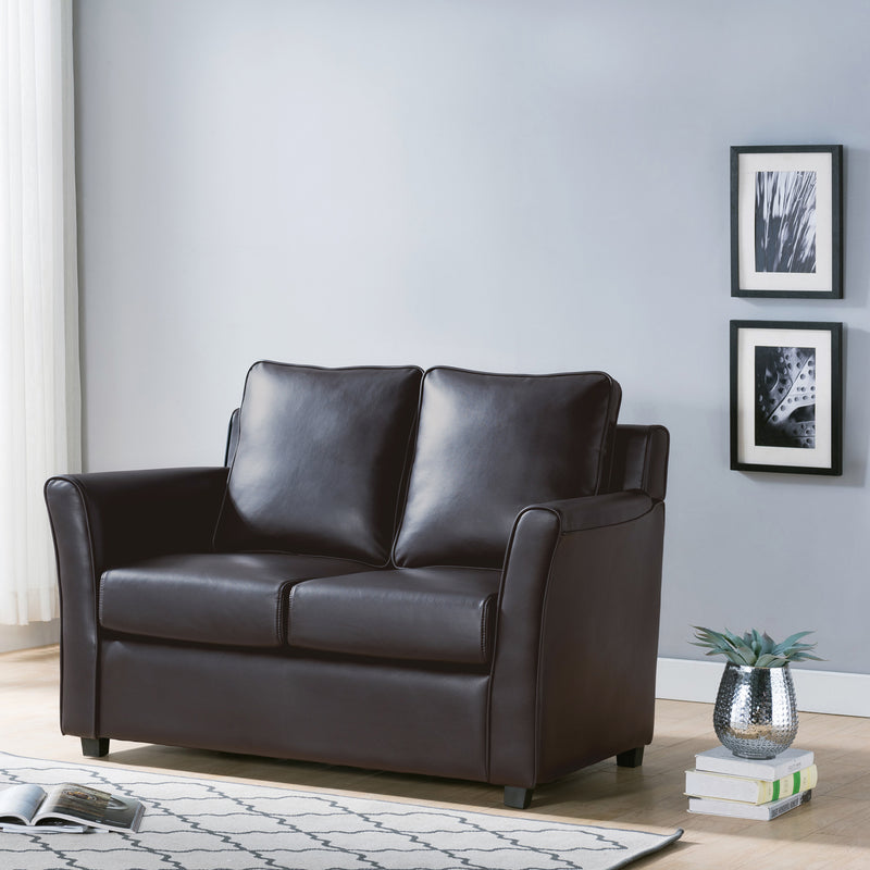 Tonie Transitional Upholstered Loveseat