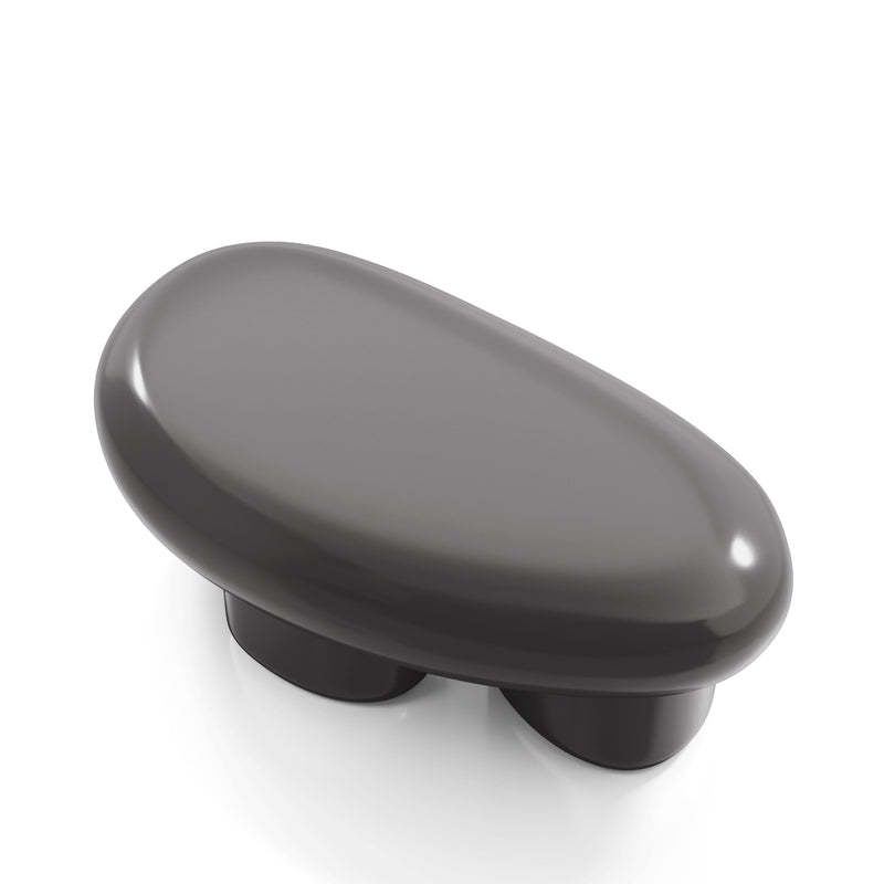 Kavren Modern Pebble Shape Low Profile Coffee Table