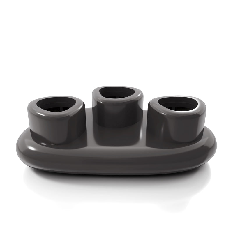 Kavren Modern Pebble Shape Low Profile Coffee Table