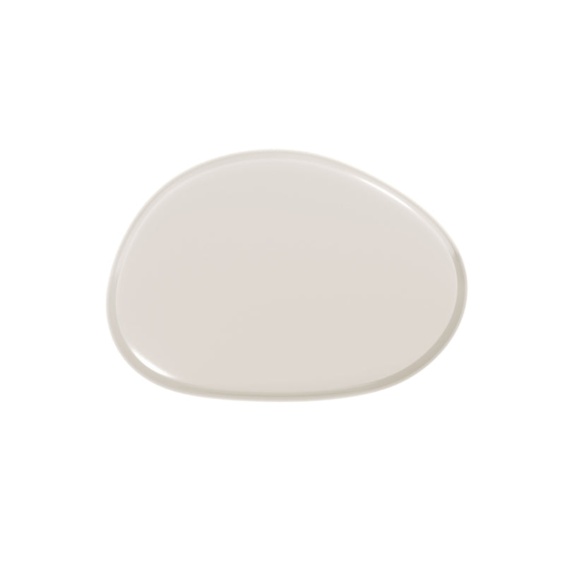 Kavren Modern Pebble Shape Low Profile Pedestal End Table
