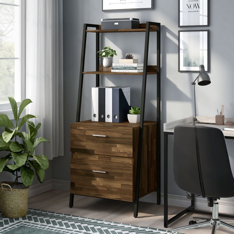 Frost Modern 63-inch Tall Wood Bookshelf with Drawers