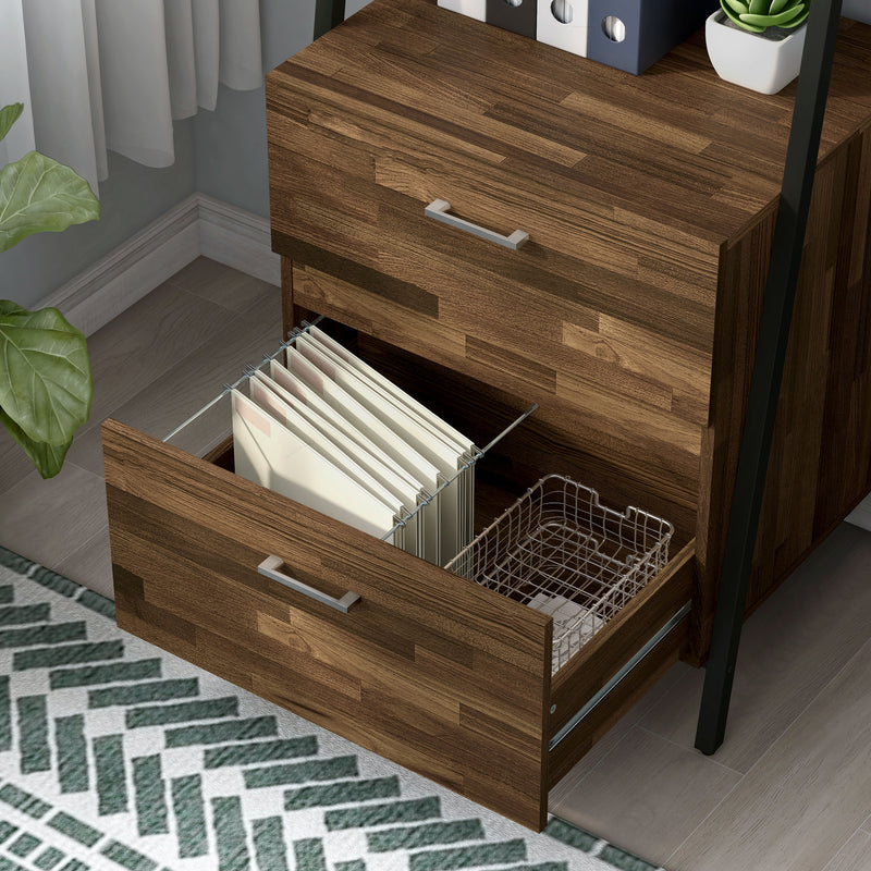 Frost Modern 63-inch Tall Wood Bookshelf with Drawers