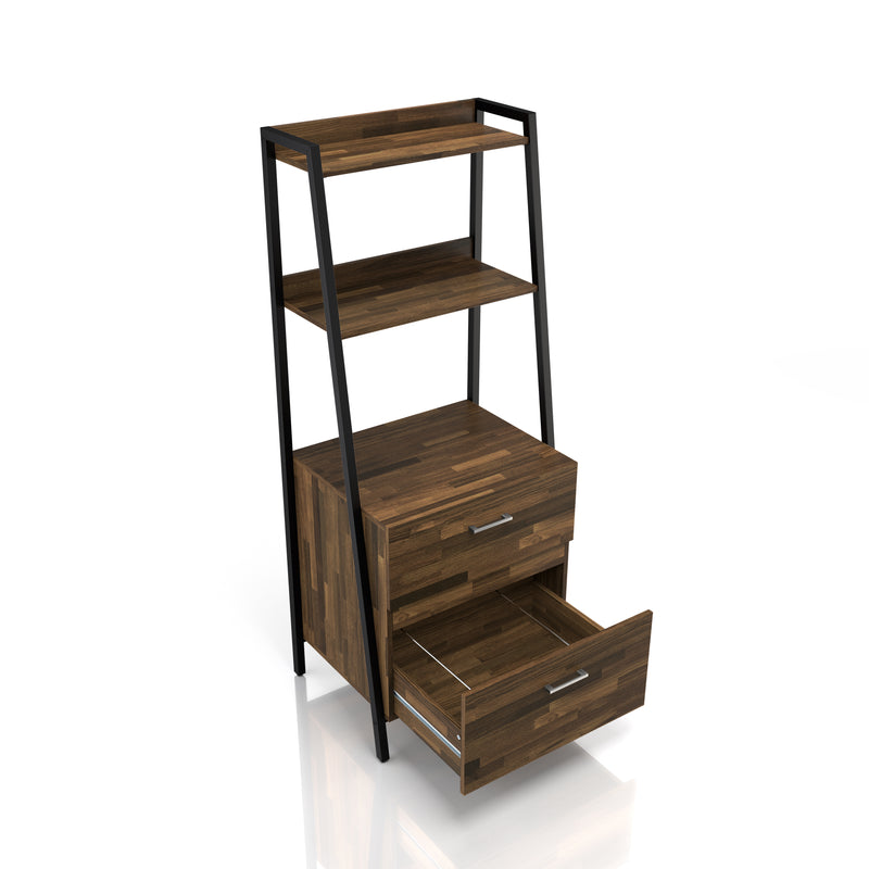 Frost Modern 63-inch Tall Wood Bookshelf with Drawers