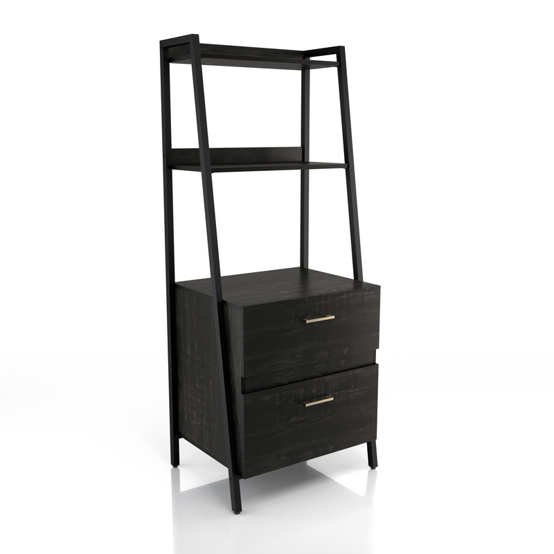 Frost Modern 63-inch Tall Wood Bookshelf with Drawers