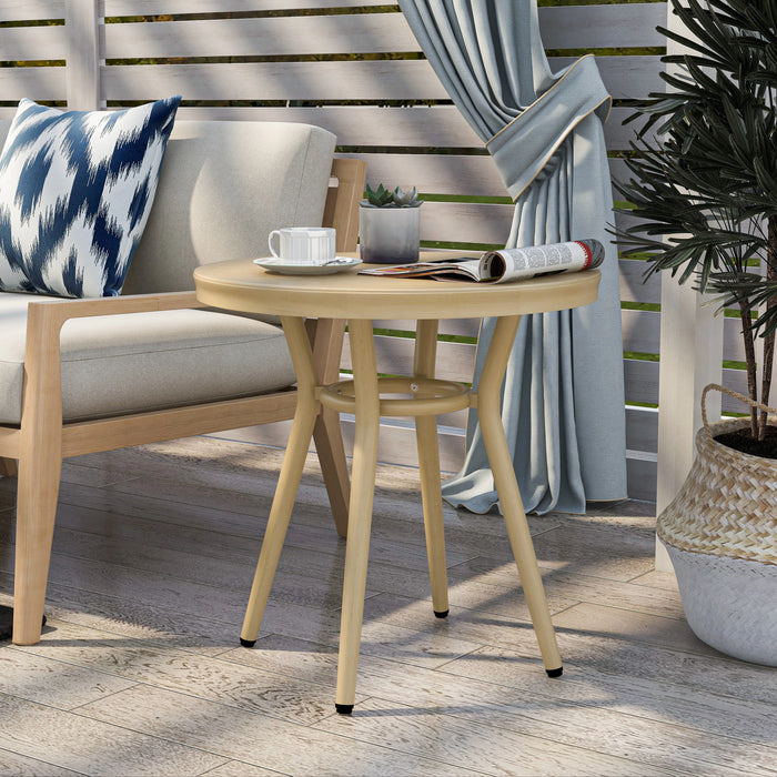 Ferdinand French Style Natural Tone 22-inch Patio Side Table