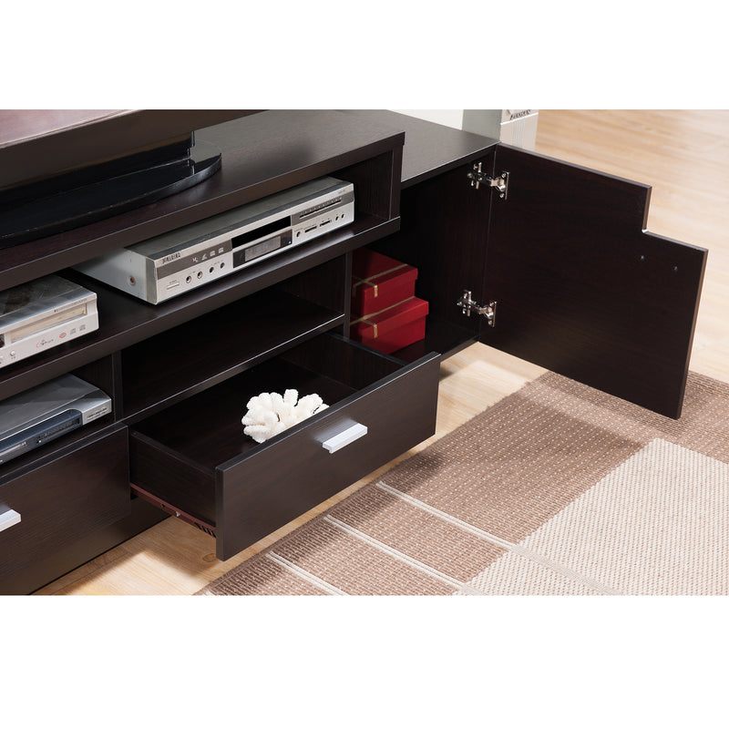 Cordelle Modern Red Cocoa Multi-Functional 72-inch TV Console