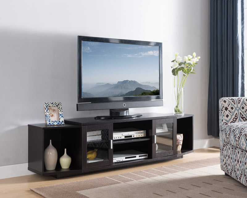 Madeira Contemporary Cappuccino 72-inch TV Stand