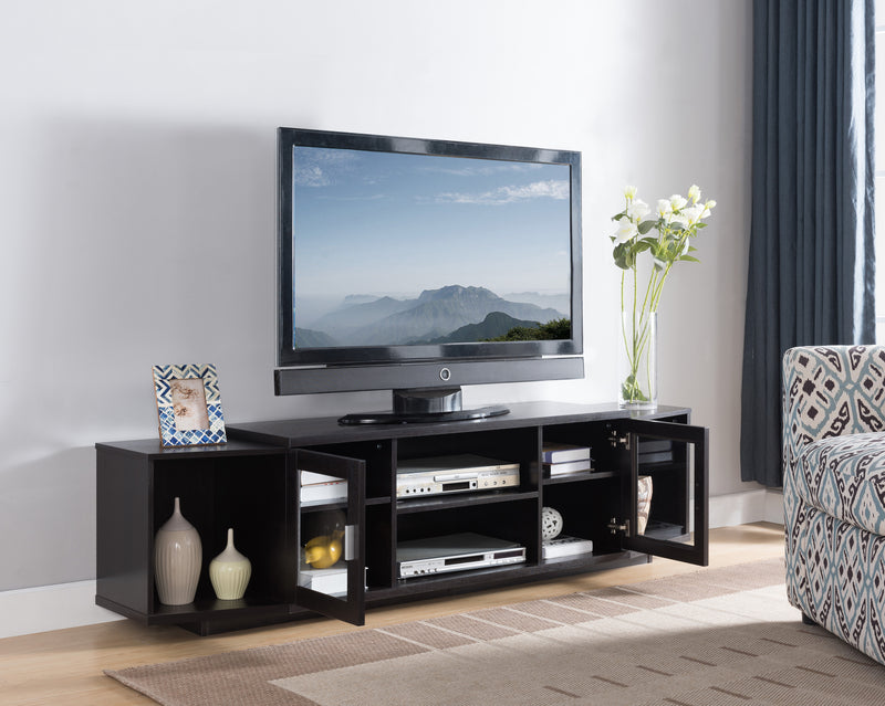Madeira Contemporary Cappuccino 72-inch TV Stand