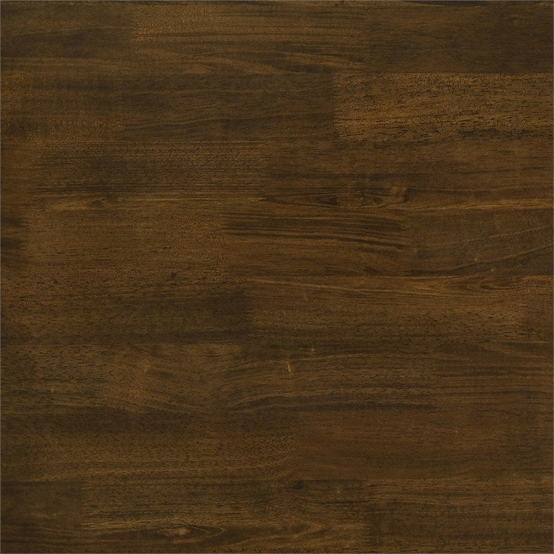 Lloyd Dark Oak & White Live Edge Eco-friendly Rubberwood Side Table