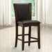 Manhattan Leatherette Counter Height Chair, Set of 2