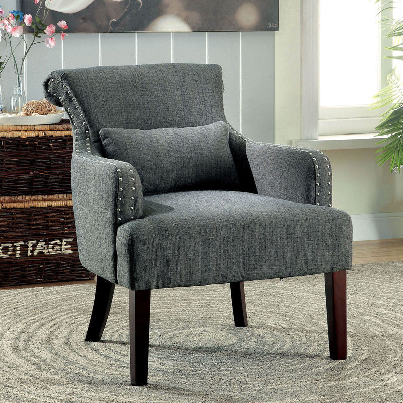 Agalva Contemporary Fabric Accent Chair