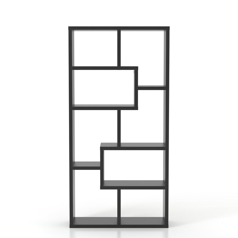 Verena Multi-Functional 71-inch Geometric Open Back Bookshelf