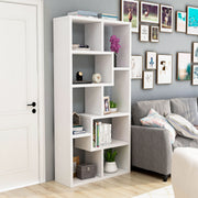 Verena Multi-Functional 71-inch Geometric Open Back Bookshelf