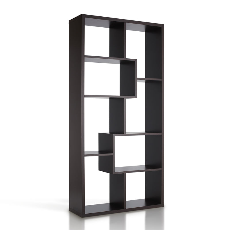 Verena Multi-Functional 71-inch Geometric Open Back Bookshelf