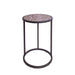 Isla-Mae Glass & Stone-like Powder Coated Round 3-Piece Accent Tables